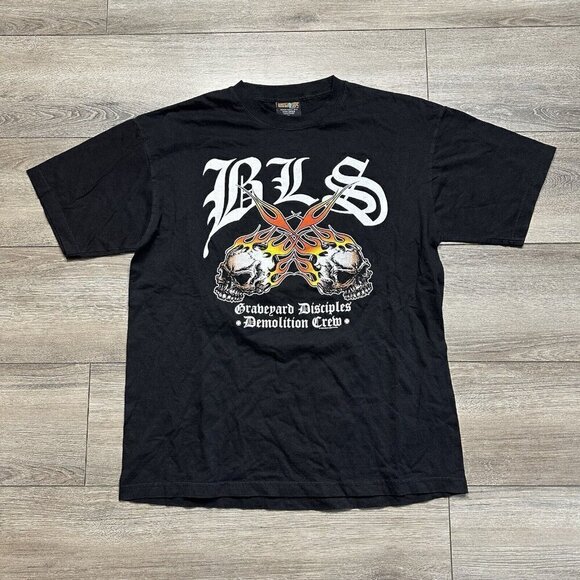 Black Label Society Shirt Mens XL Black Graveyard Demolition Y2K Streetwear 2005 - Picture 1 of 6